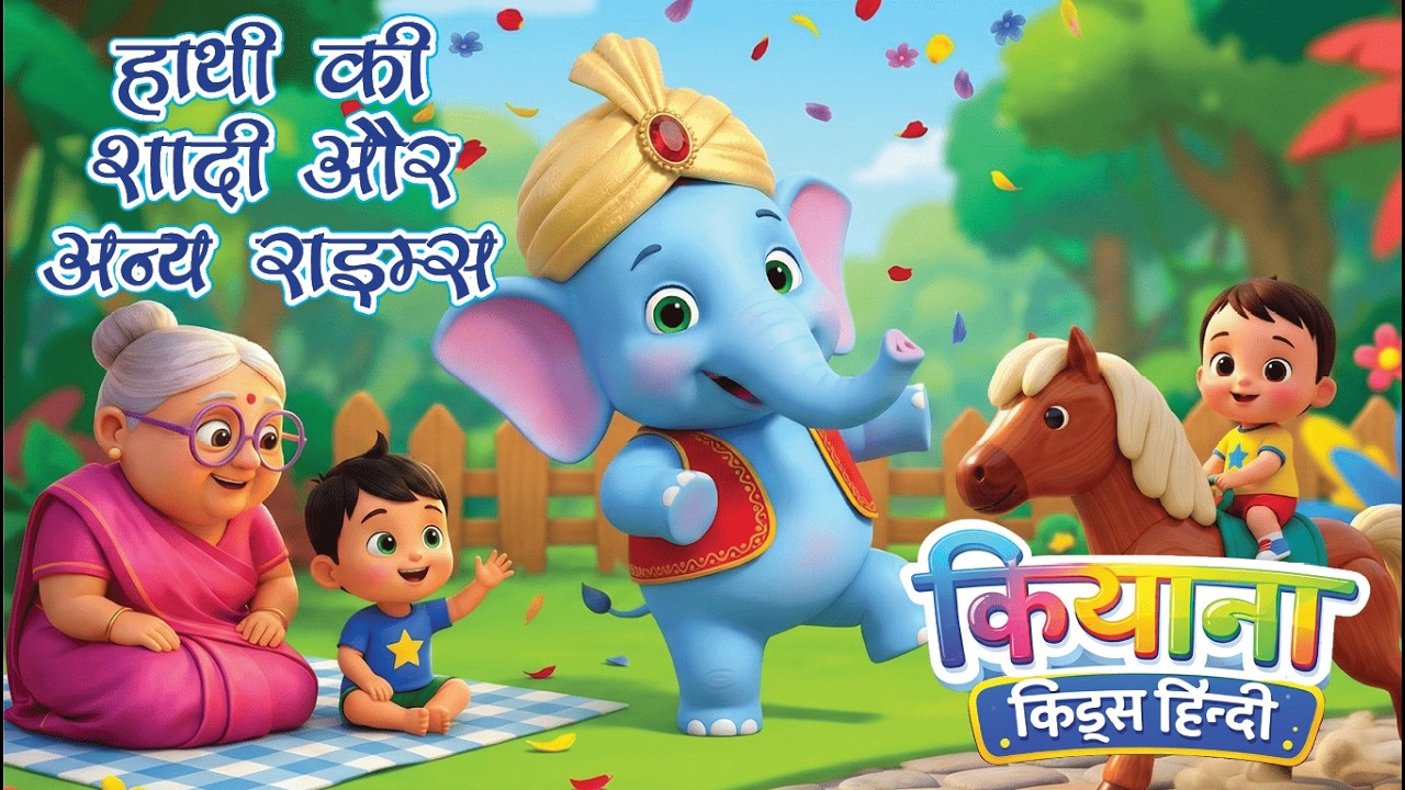 Action Rhymes For Kids Hindi | Hindi Nursery Rhymes For Play School | Kiyaana Kids Hindi