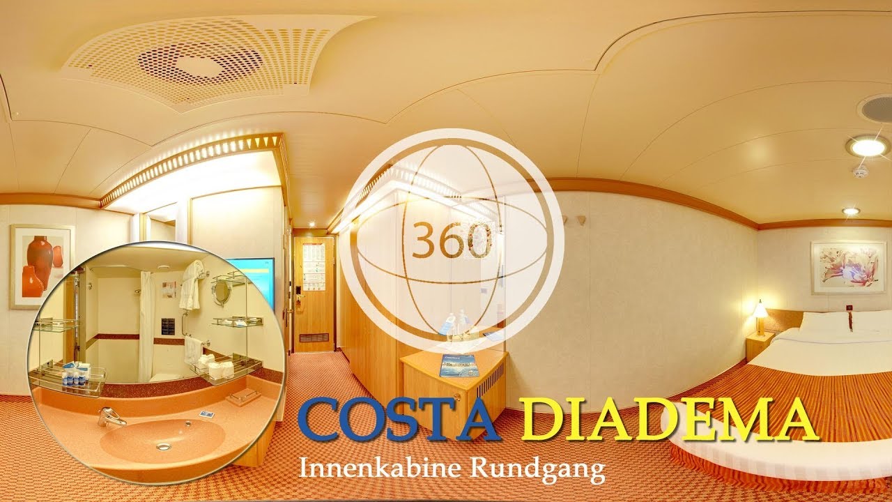 Costa Diadema Innenkabine Rundgang