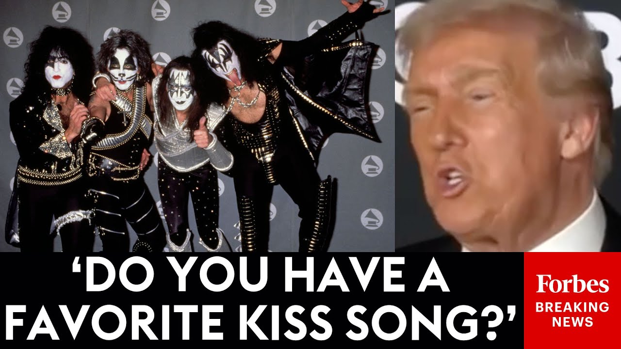 Trump Asked Point Blank: 'Do You Have A Favorite KISS Song?' | Kennedy Center Honors