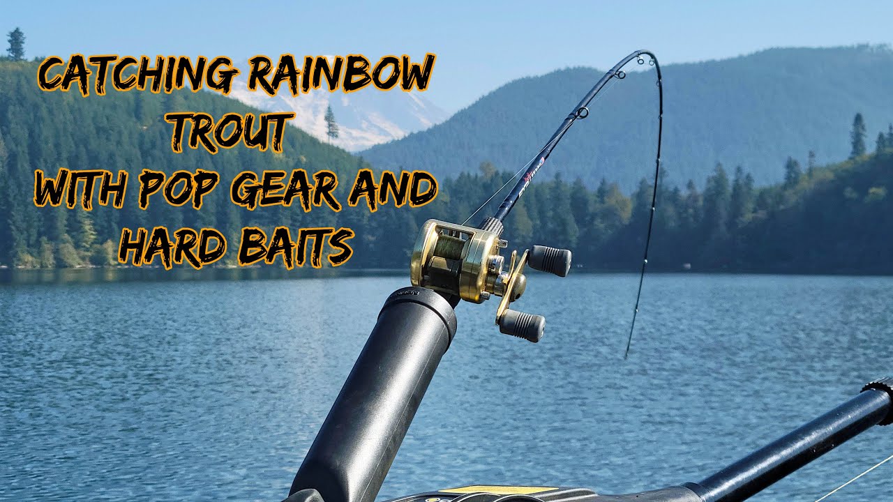 Trolling For Rainbow Trout With POP GEAR and HARD BAITS | Mineral Lake Washington