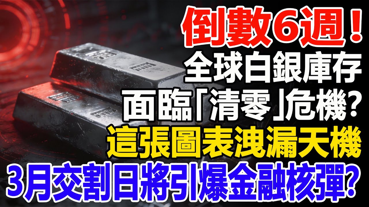 倒數6周！全球白銀庫存面臨「清零」危機？這張圖表洩漏天機，3月大交割日將引爆金融核彈？#白銀#現貨價格#投資#理財#黃金#銀行#經濟學#金融#理財#晚年生活#晚年幸福#退休#退休生活