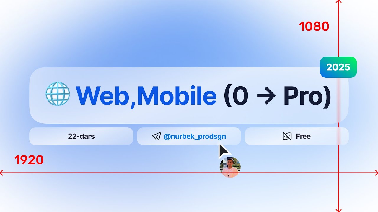 Web/Mobile design asoslari | 22 - dars | Mobile applarni tahlil qilamiz ! | Live dars !
