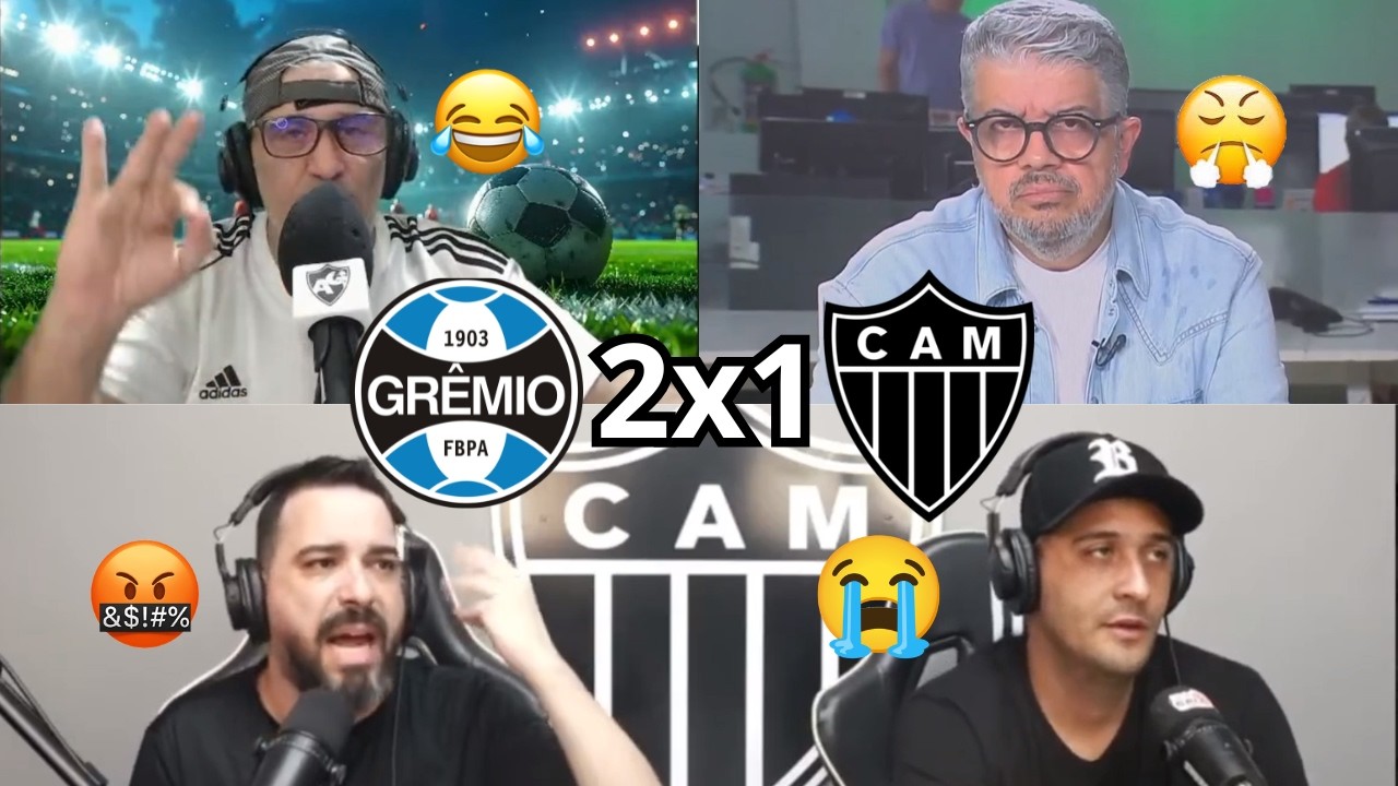 BORA RIR!? MELHORES REAÇÕES DOS TORCEDORES DO ATLÉTICO MG NA DERROTA PARA O GRÊMIO