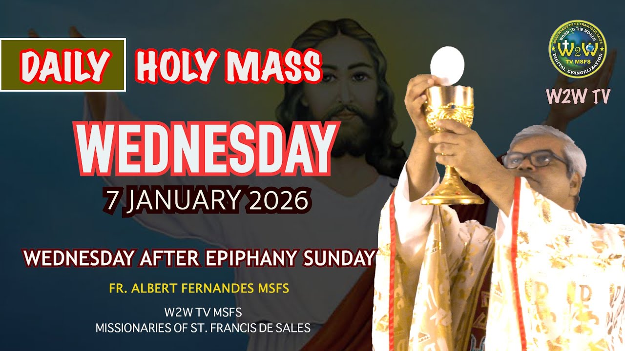 WEDNESDAY HOLY MASS | 7 JANUARY 2026 | AFTER EPIPHANY by Fr  Albert #holymasstoday #holymassdaily
