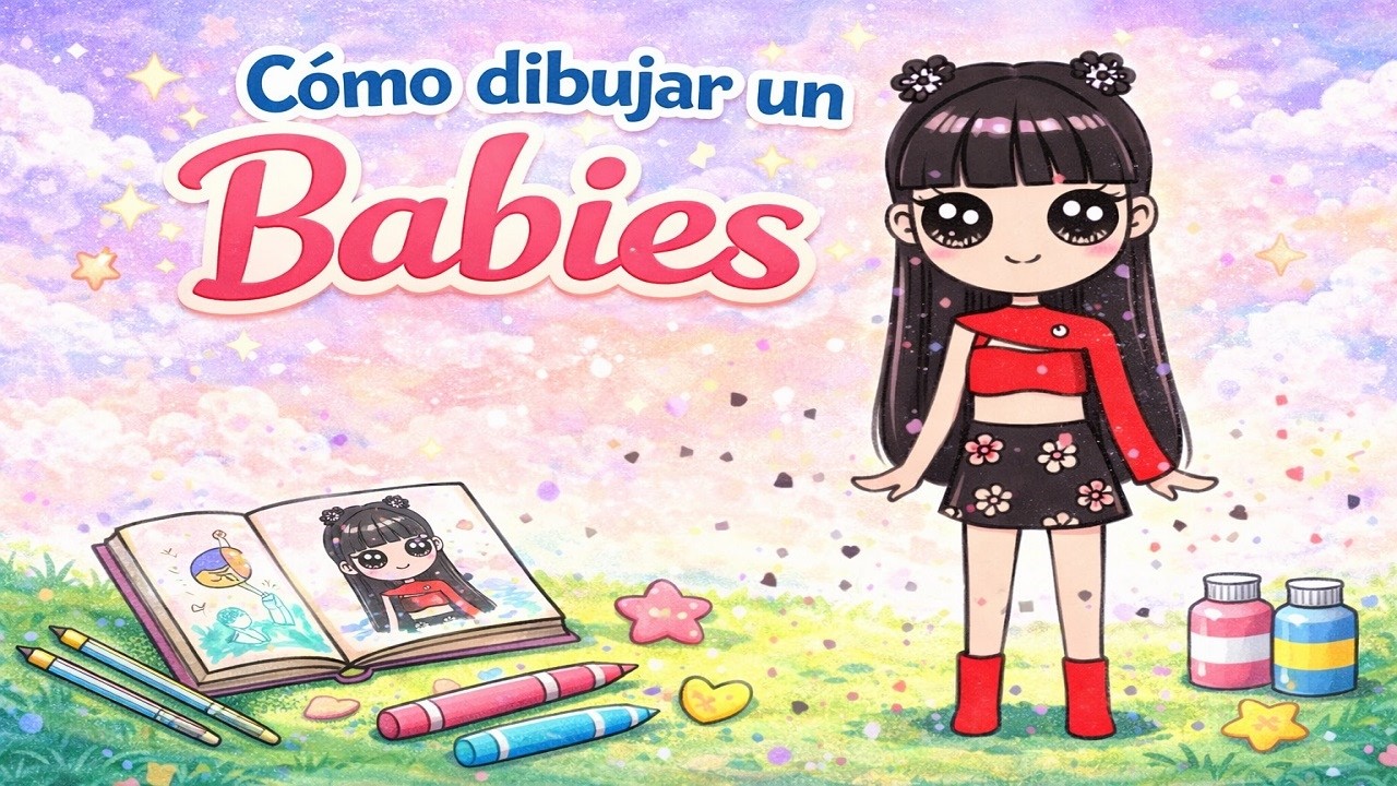 Cómo dibujar una Linda Niña Barbie 💖✨