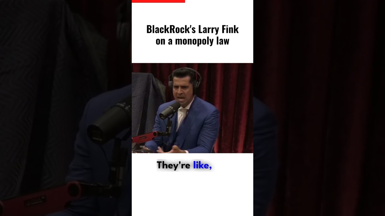 Blackrock's Larry Fink On a Monopoly Law#shorts #joerogan #insights #subscribenow