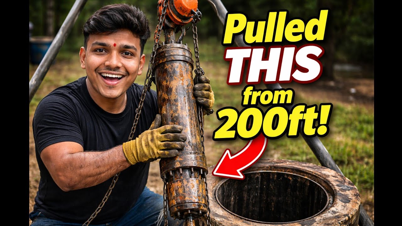 Our Village Well Had a Motor Inside! 😲