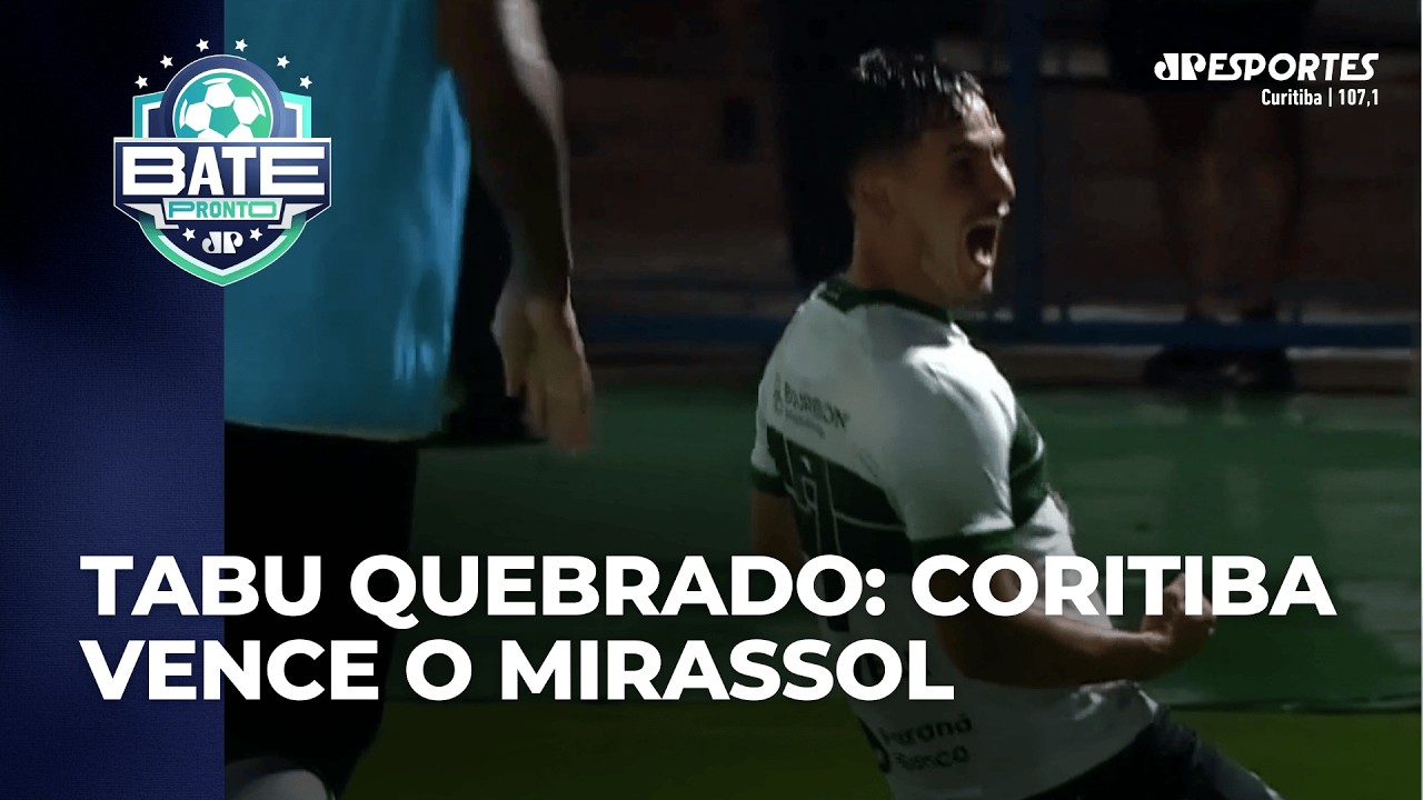Tabu quebrado: Coritiba vence o Mirassol