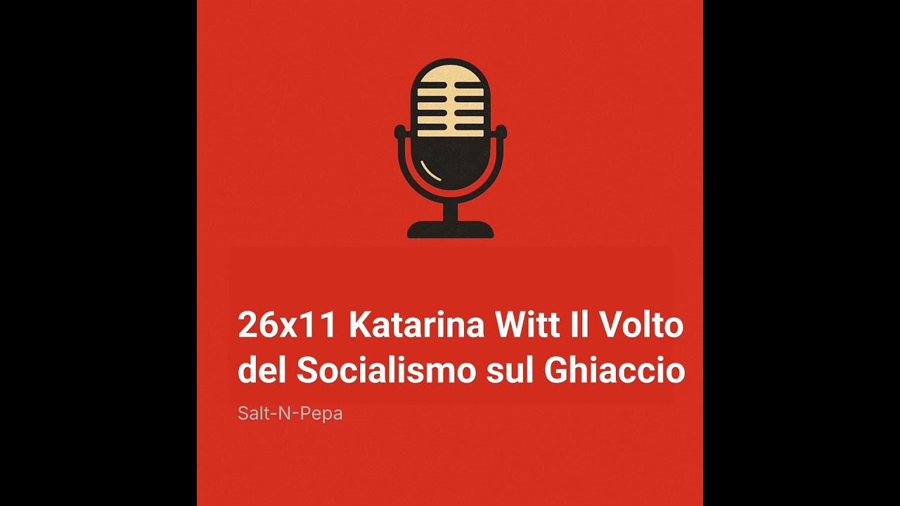 26×11 Katarina Witt Il Volto del Socialismo sul Ghiaccio
