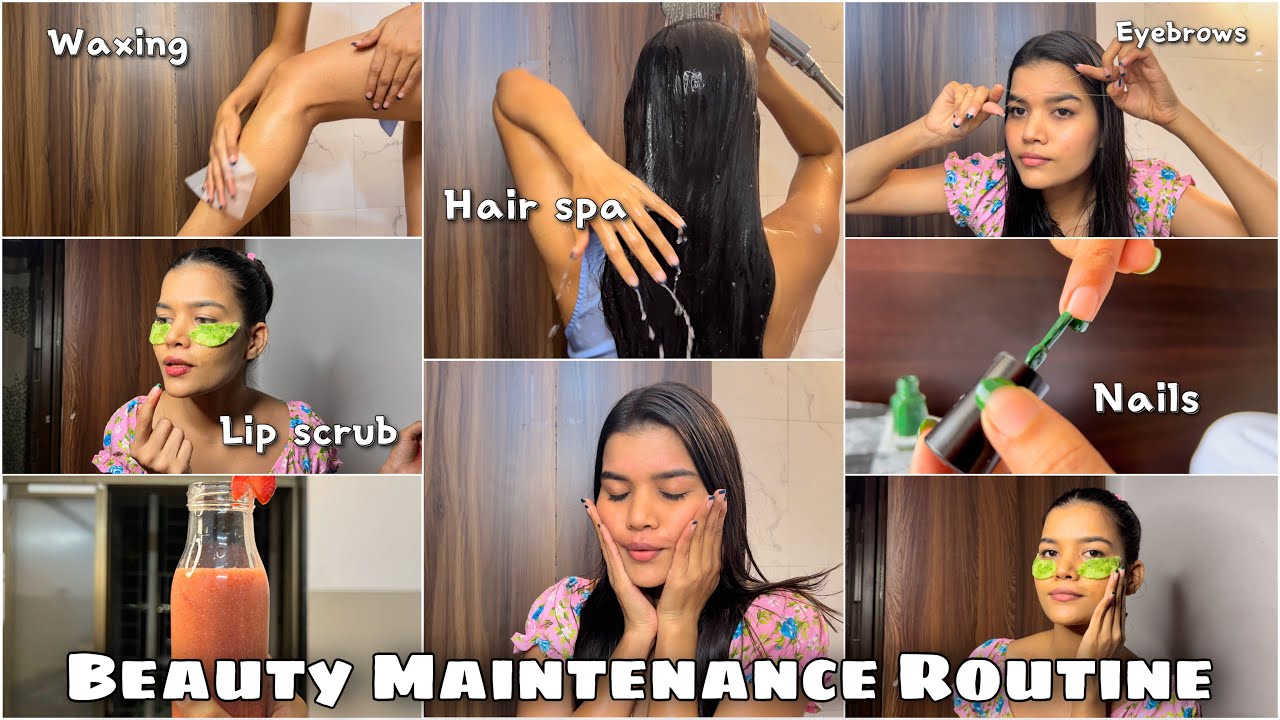 Beauty Maintenance Routine: What I Do At HOME! ( Face, brows, hair, + body )  Mishti Pandey