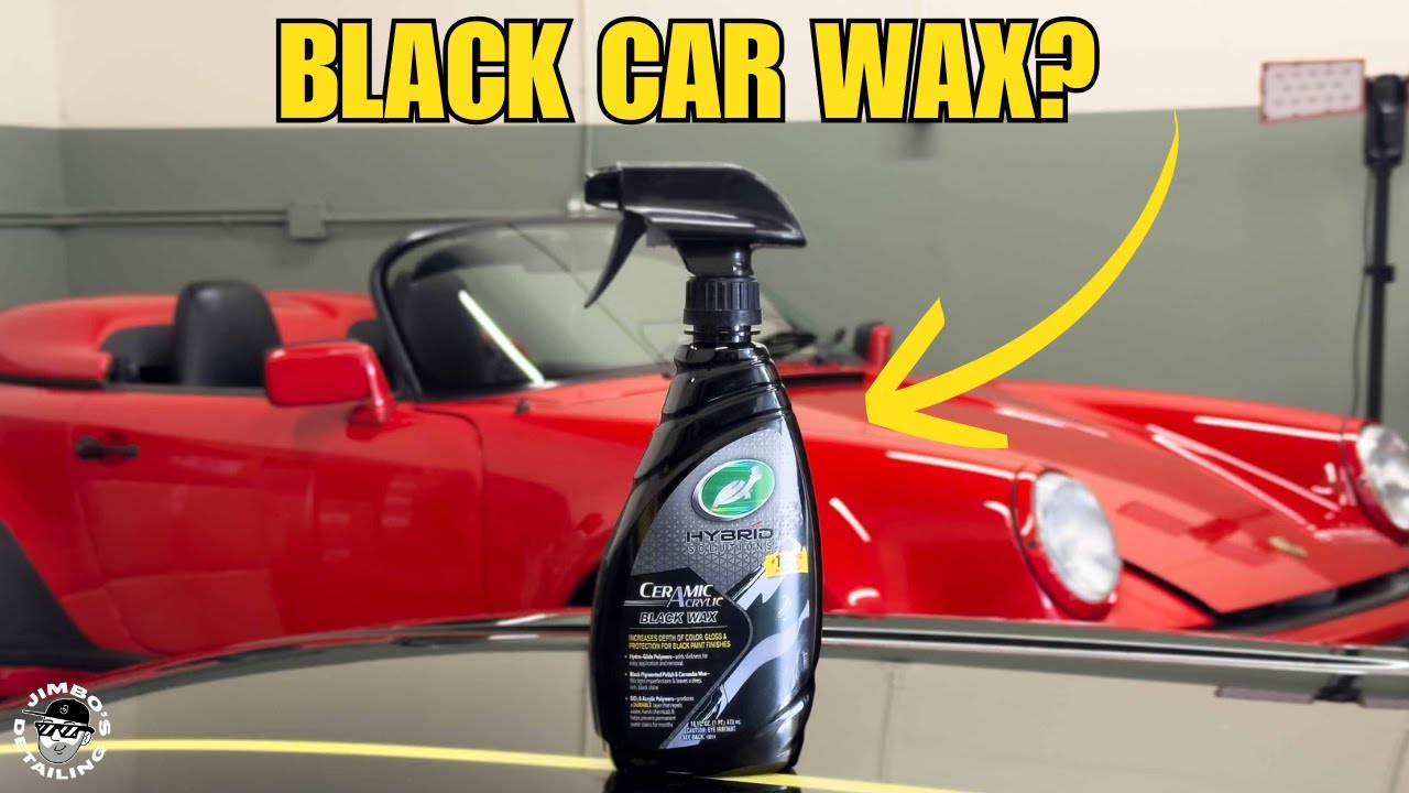 Керамический акриловый черный автомобильный воск Turtle Wax Hybrid Solutions: работает ли он?