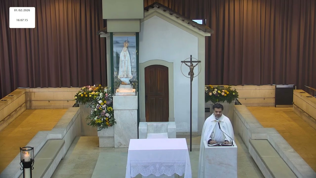 Terço a Nossa Senhora de Fátima desde a Capelinha das Aparições 01.02.2026
