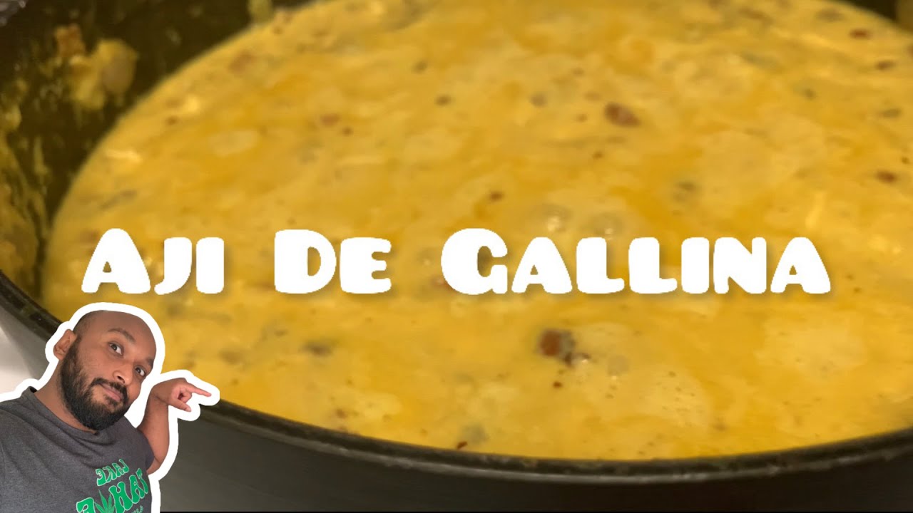 Aji de Gallina | Yellow creamy Peruvian Sauce with Chicken | Made With a Costco Rotisserie Chicken