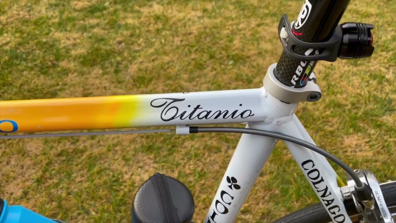Rare Colnago OvalMaster Titanio Art Decor