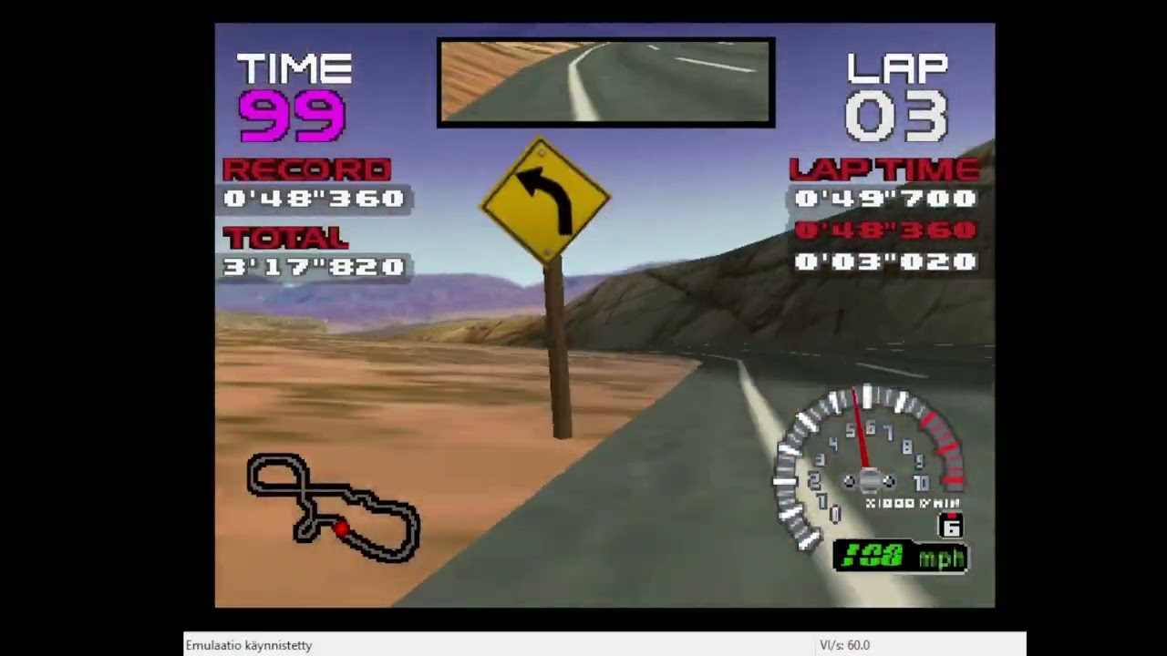 N64, NTSC, Emulated, Ridge Racer 64, Time Attack, Renegade, Novice, 2:27.120, 48.360