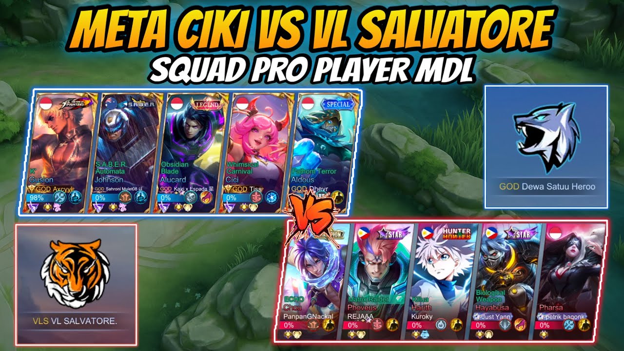 Nabrak Pro Player MDL !! Meta Ciki GOD Vs VL Salvatore🔥