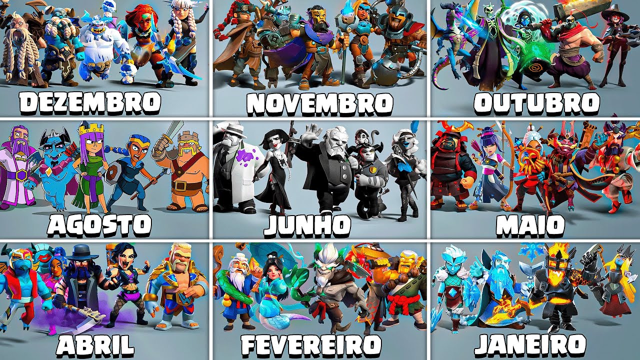 TODAS as SKINS de HERÓIS que VOLTARÃO para LOJA em 2026!