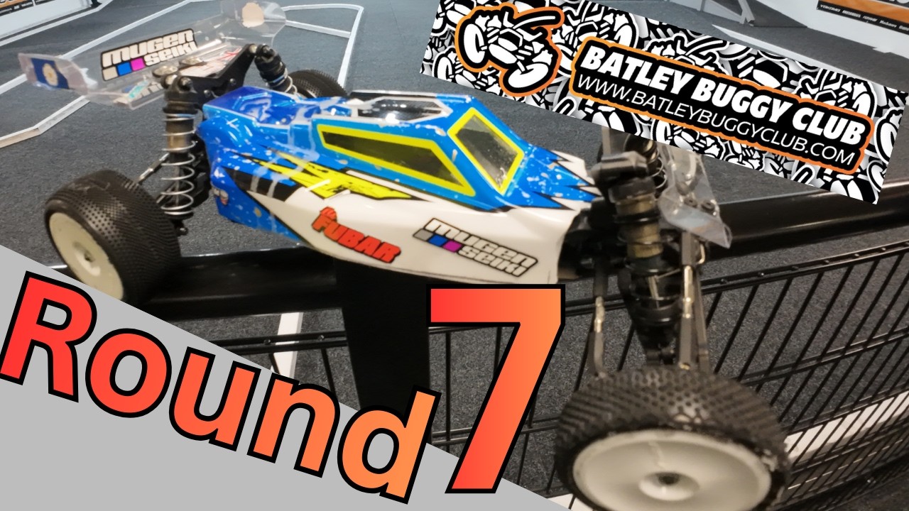 Batley indoor 25 26 Round 7...Mugen Seiki MSB1 Debut.