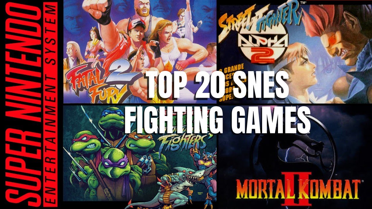 Top 20 SNES FIGHTING Games of All Time | Best SNES Games