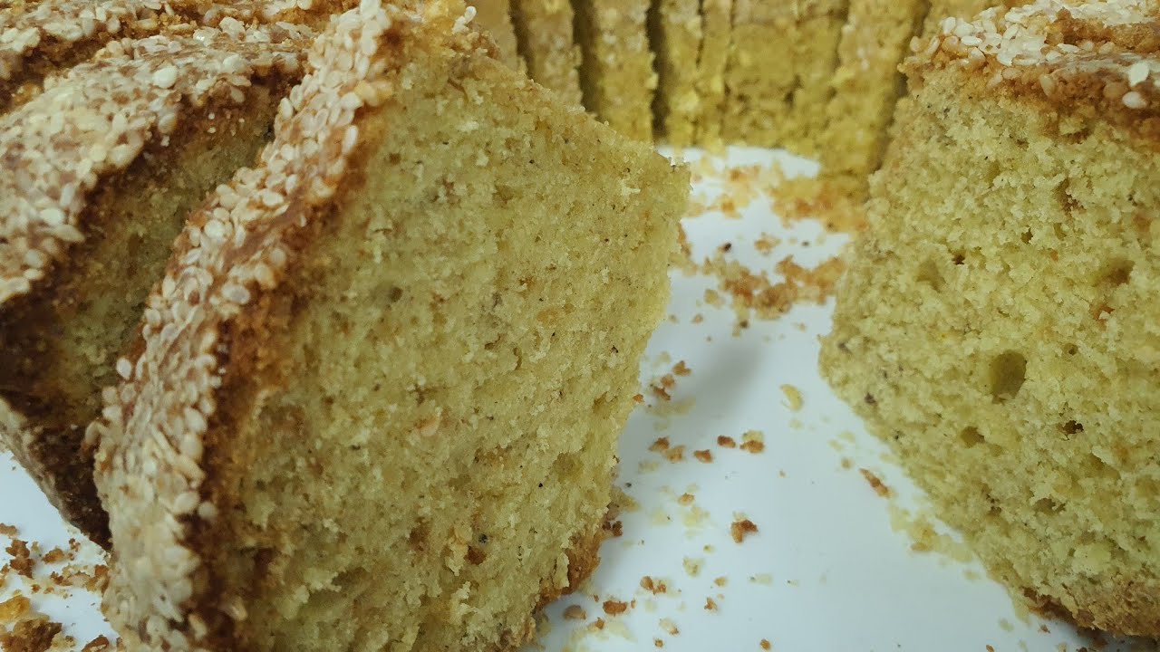 كيكة الهيل مع زعفران الكويتية(قرص عقيلي)Zafran Cake with Green  Cadamon
