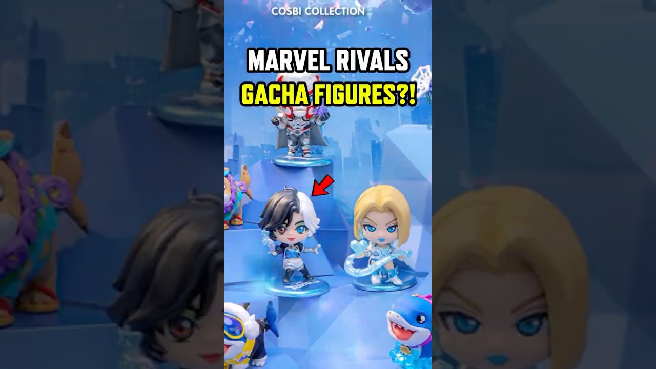 MARVEL RIVALS NEW GACHA FIGURE COLLAB IS SO CUTE!