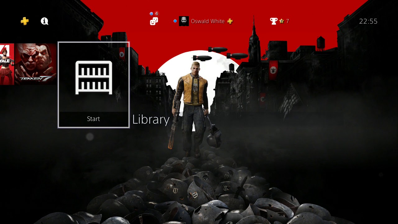 Wolfenstein II PS4 Dynamic Theme HQ OST Rip