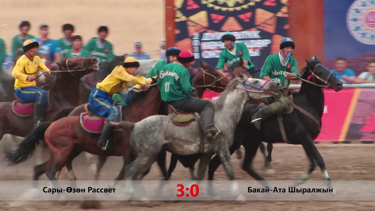 Кок Бору 2018. Сары-Озон Рассвет  - Бакай-Ата Шыралжын 4-0 HD