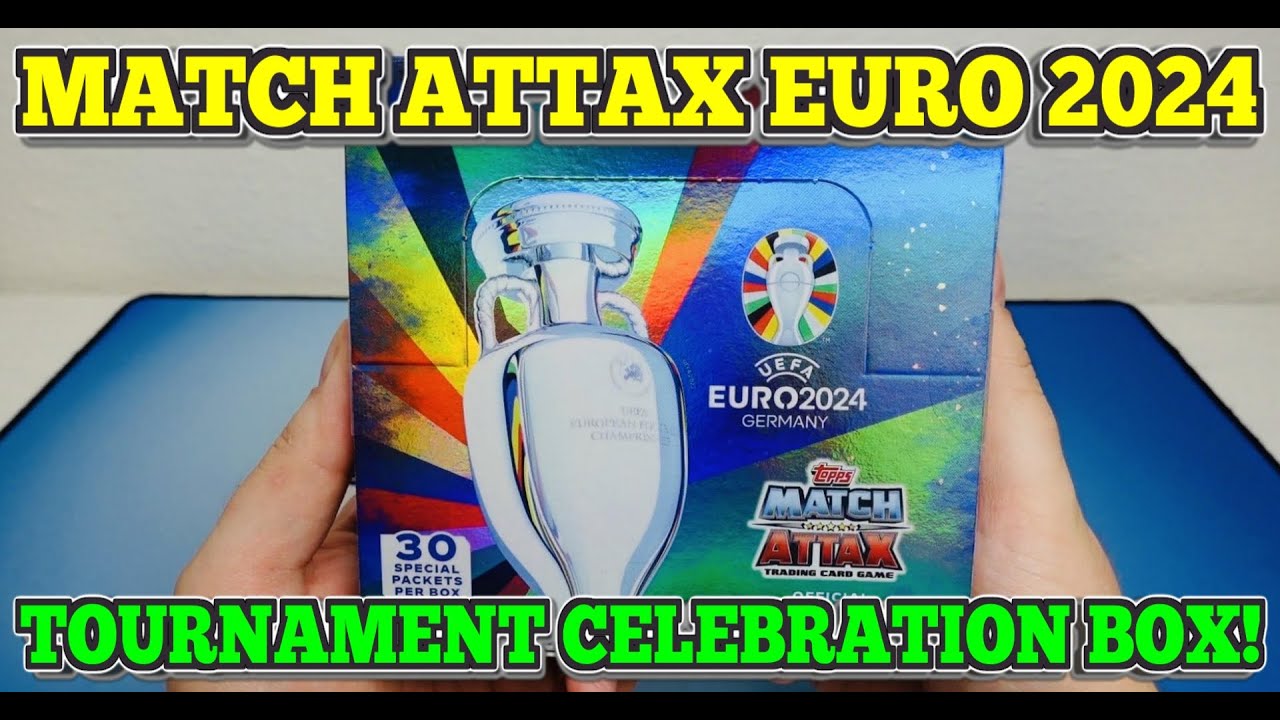 2024 EURO TOPPS MATCH ATTAX Tournament Celebration Box! Fotbalové kartičky Match Attax! Unboxing!