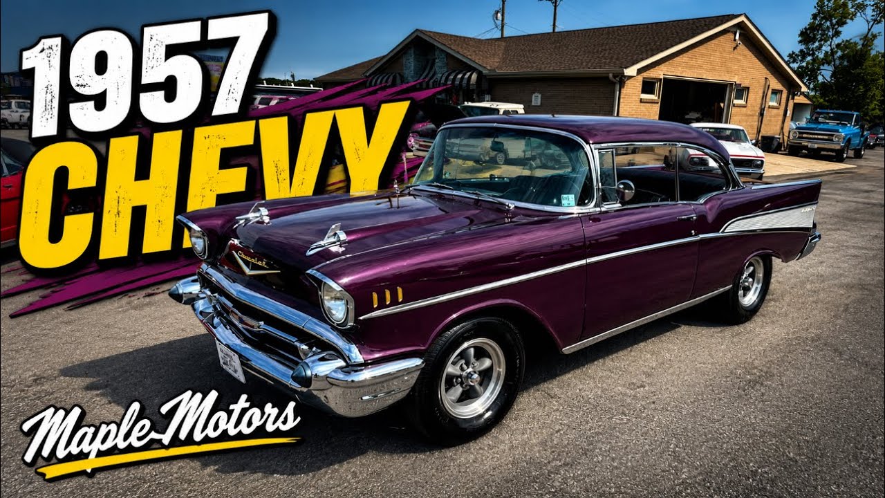 TEST DRIVE 1957 Chevrolet BelAir SOLD $36,900 Maple Motors