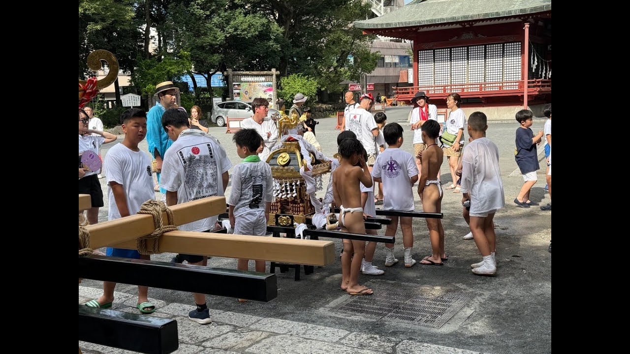 秩父川瀬祭り　神輿洗い　曳別れ
