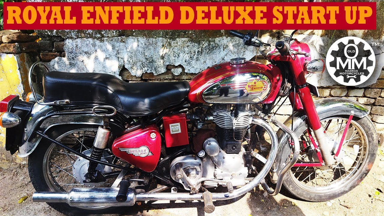 1991 ROYAL ENFIELD DELUXE BULLET 350 START UP
