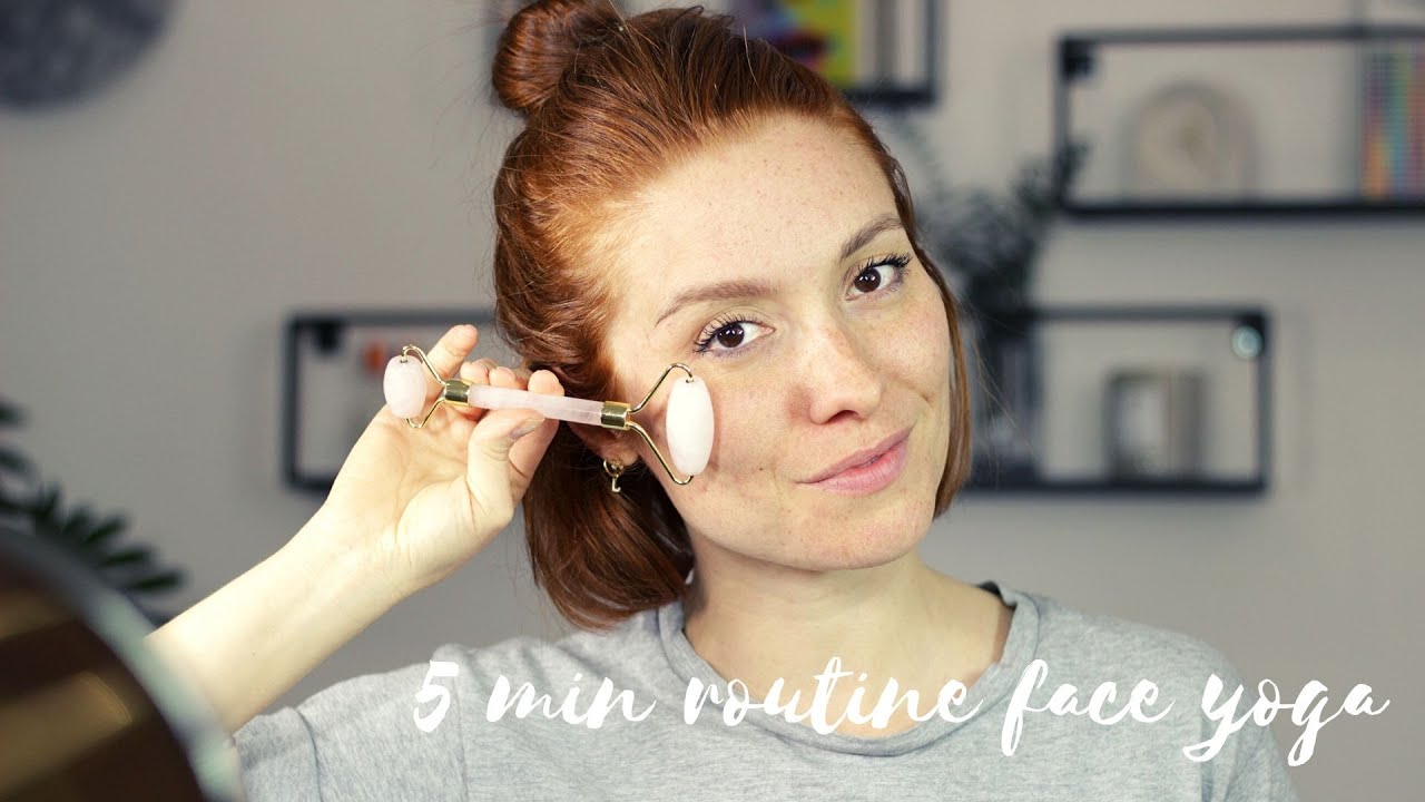 5 min routine face yoga