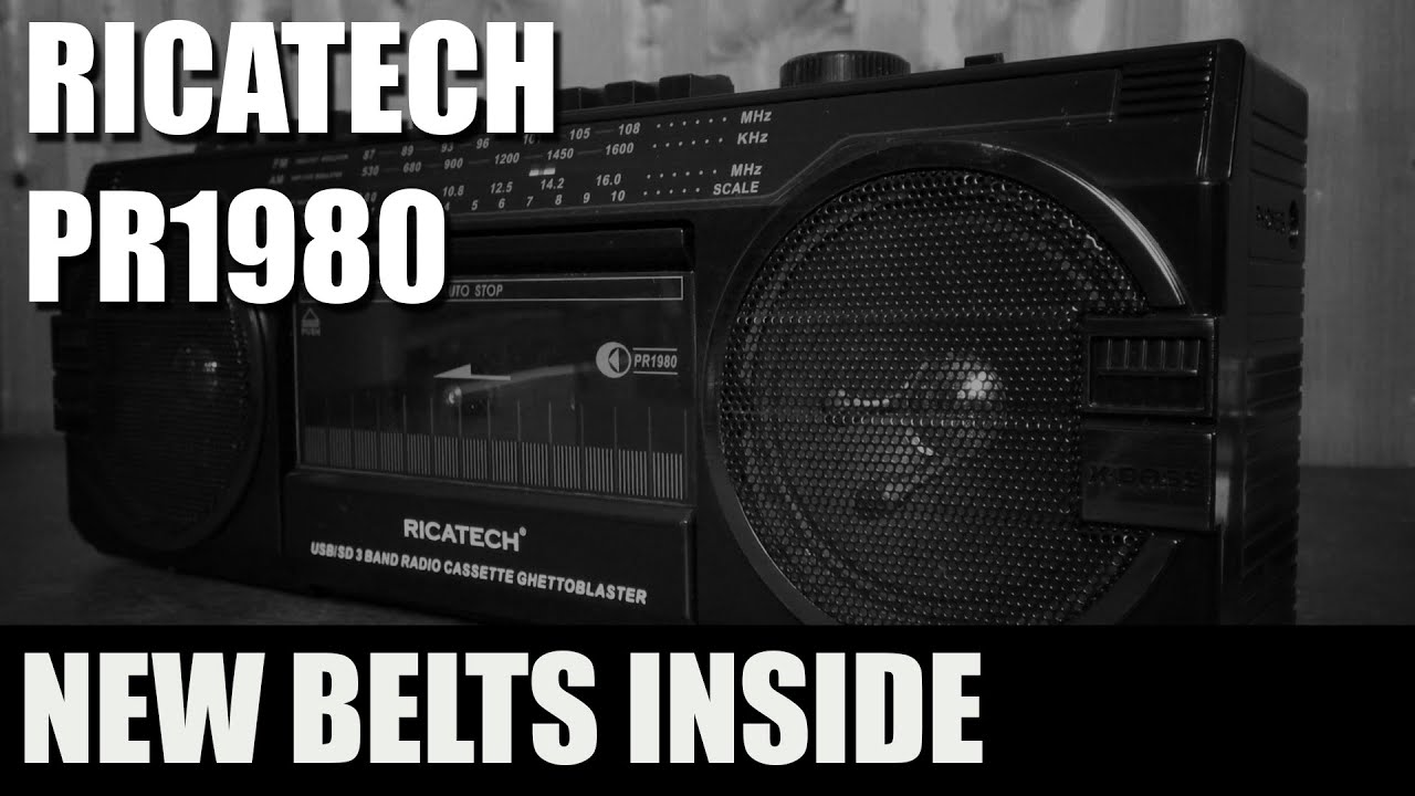 Ricatech PR1980 - A new belt to fix wow and flutter - It works !