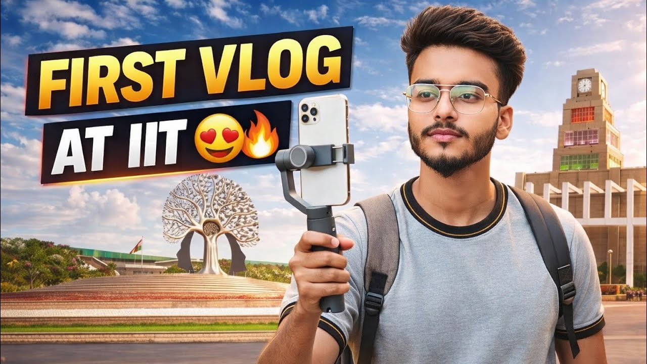 My First Vlog | IIT Jodhpur 😍🔥#myfirstvlog #campustour #viral #video