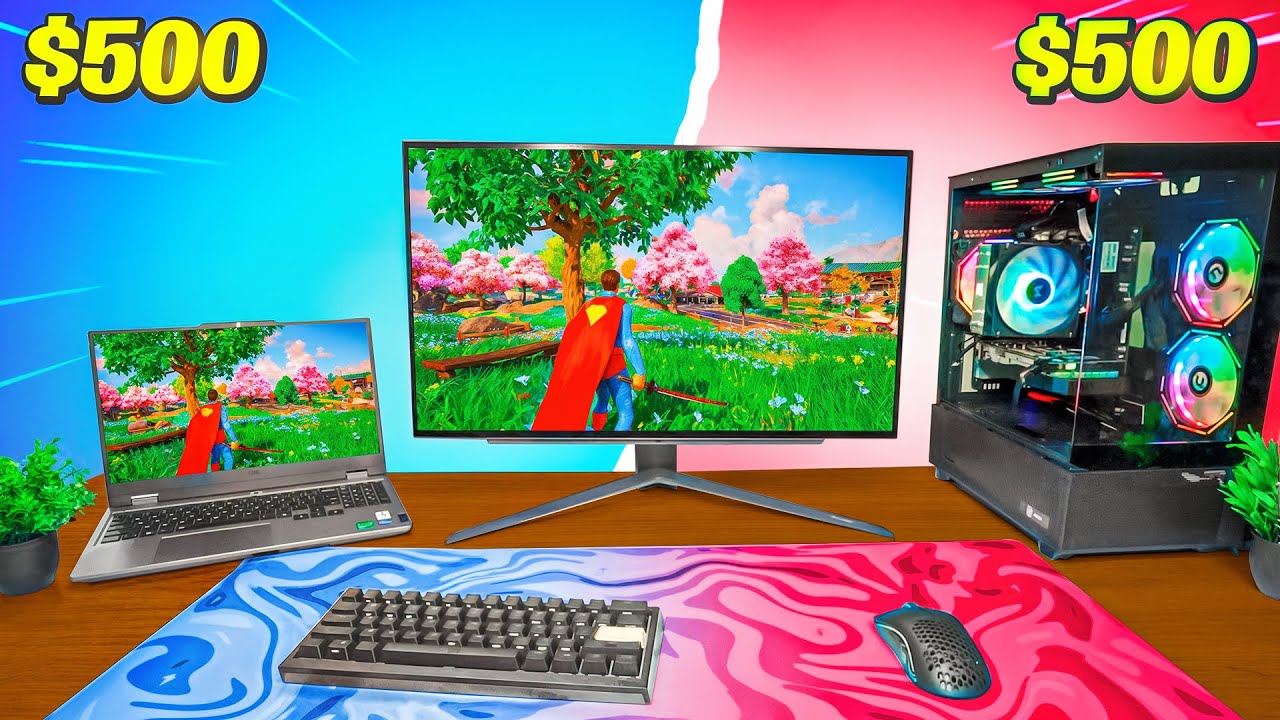 $500 Gaming Laptop vs $500 Gaming PC…