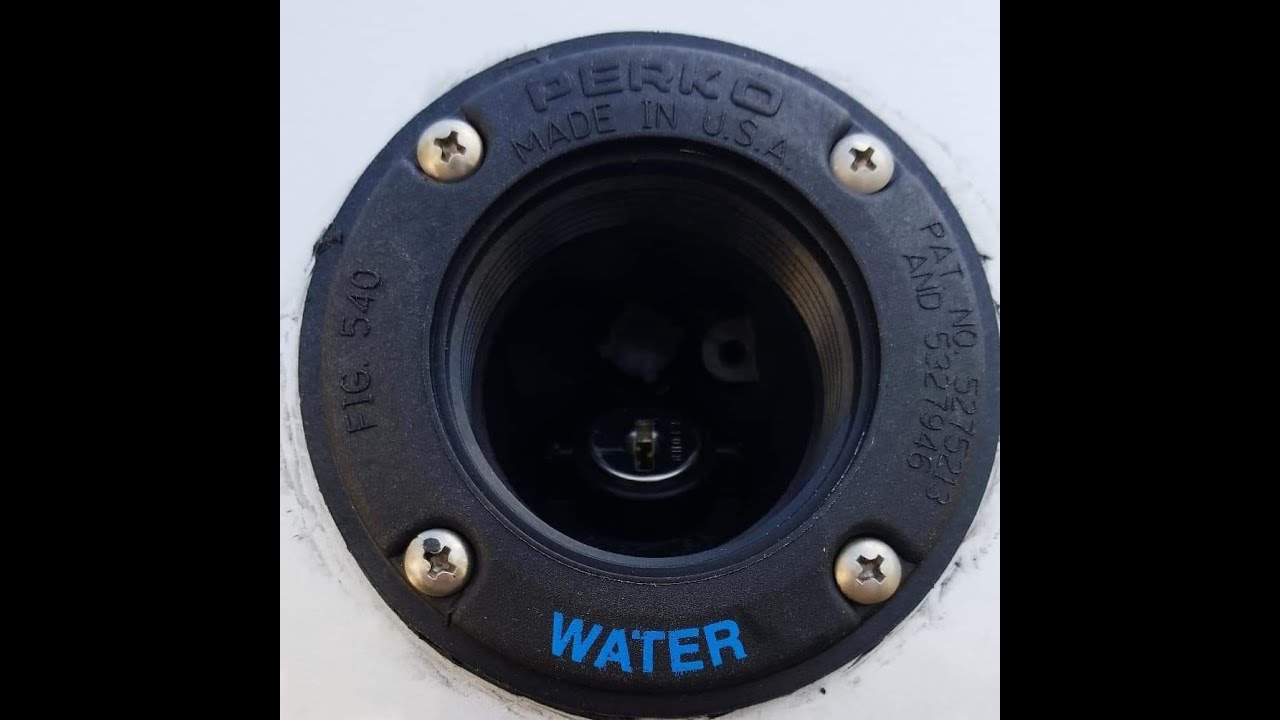 Gravity Fed Water Fill Using PERKO Deck Fill & Locking Fuel Neck