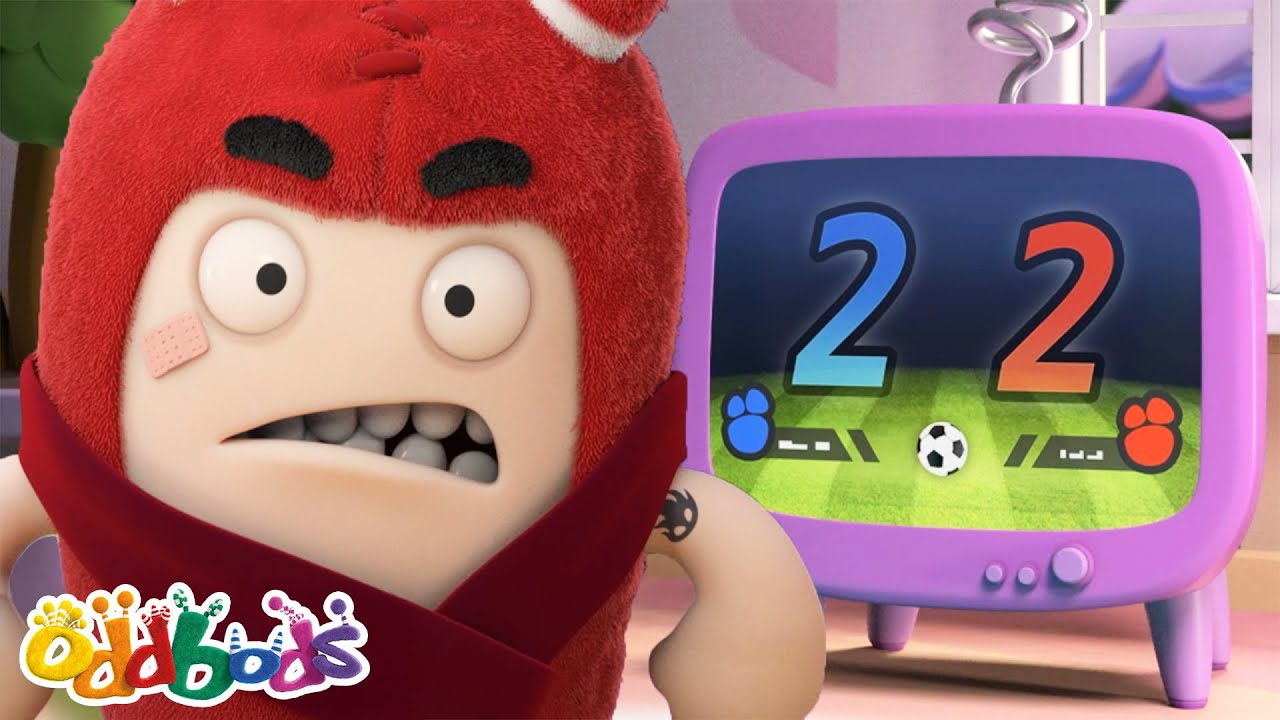 Fuse on the Foul Line ⚽ | Oddbods | Preschool Learning | Moonbug Tiny TV