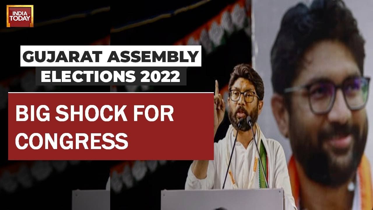 Jignesh Mevani Trails In Viramgam While BJP's Hardik Patel Leads In His Constituency