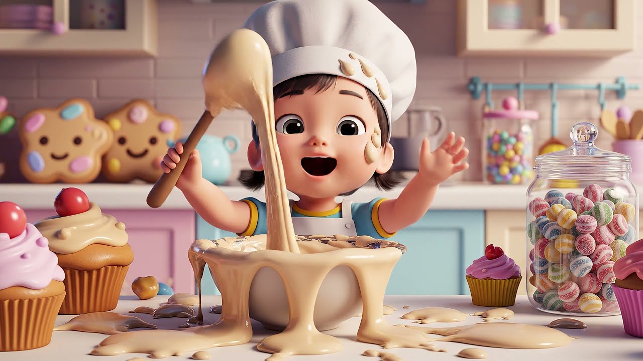 Toca Life Baby Chef Mixed Up the Cake Frosting | Nursery Rhymes for Kids & Baby Songs