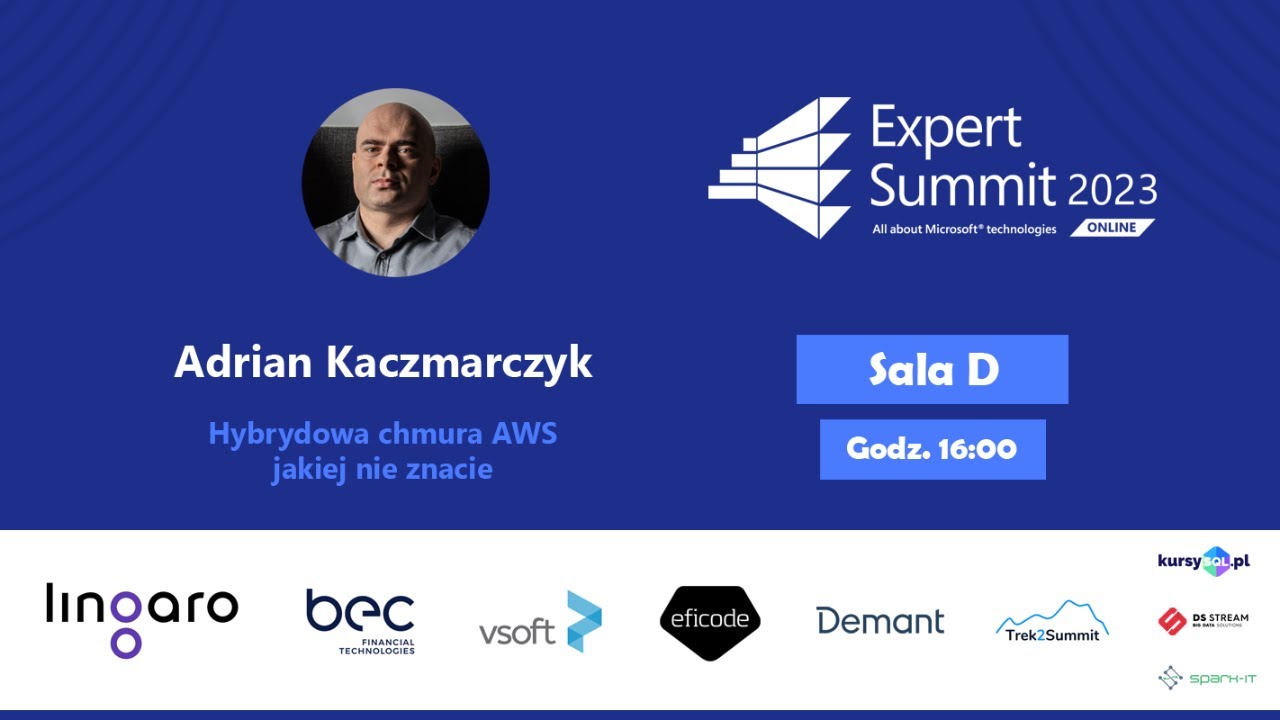 ⌨ Hybrydowa chmura AWS jakiej nie znacie - Adrian Kaczmarczyk