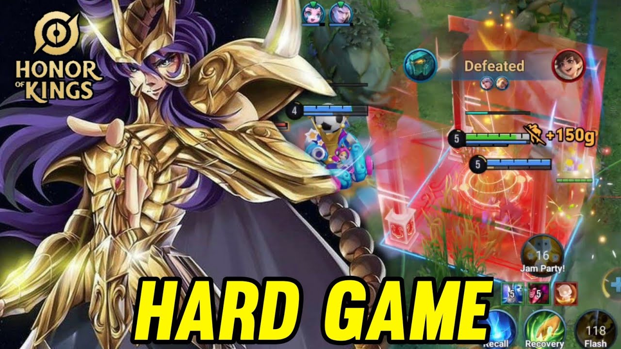 HOK : MOZI GAMEPLAY | HARD GAME - HONOR OF KINGS