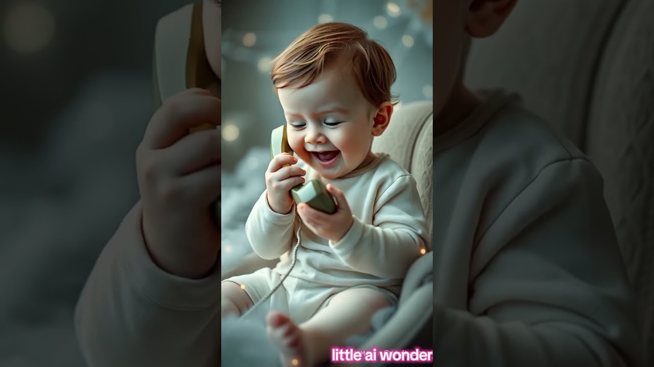 #aborable cute baby is laughing