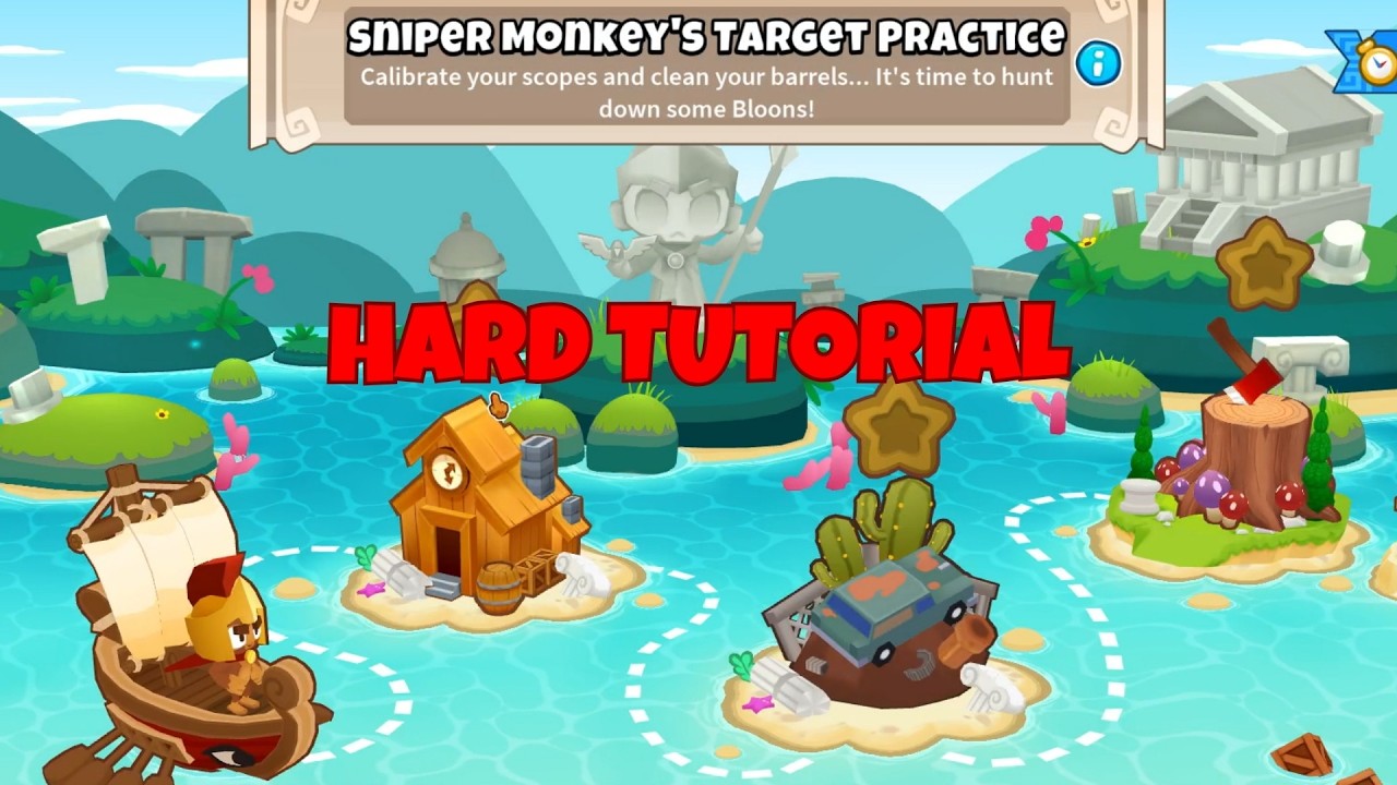 BTD6 Odyssey | Hard Tutorial | Sniper Monkey's Target Practice