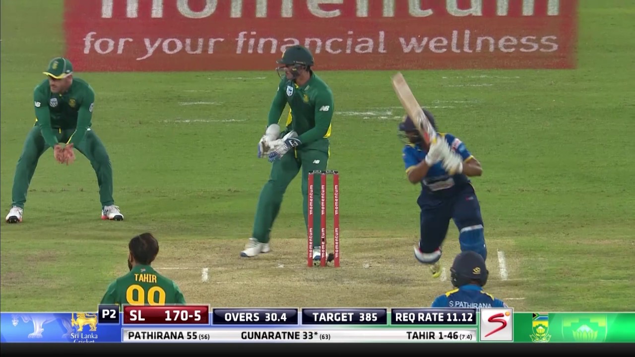 South Africa vs Sri Lanka - 5th ODI - SL Innings Highlights