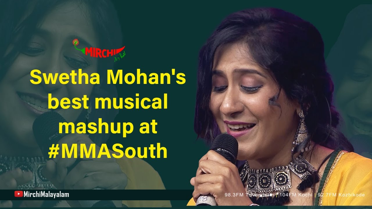 Swetha Mohan's best musical mashup at #MMASouth | Malayalam Love Mashup
