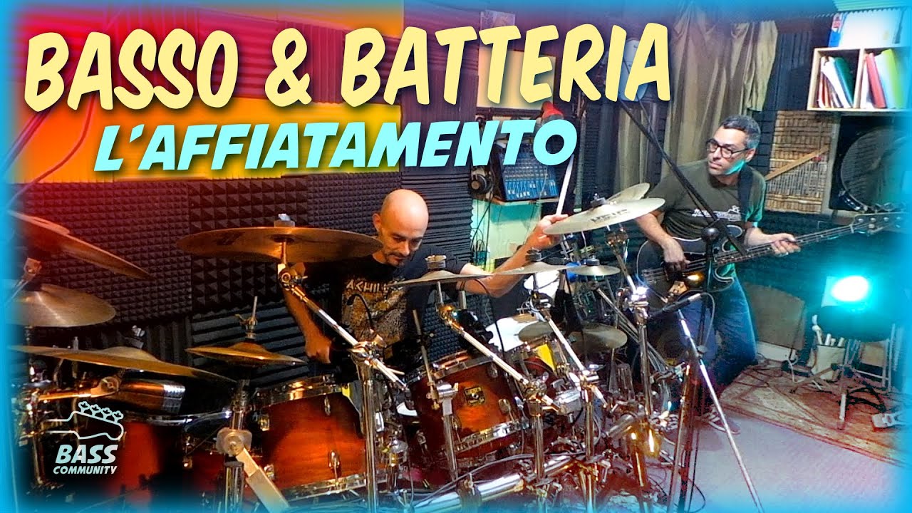 Basso e Batteria / L'AFFIATAMENTO - la sezione ritmica - lezioni di basso e batteria - drum & bass