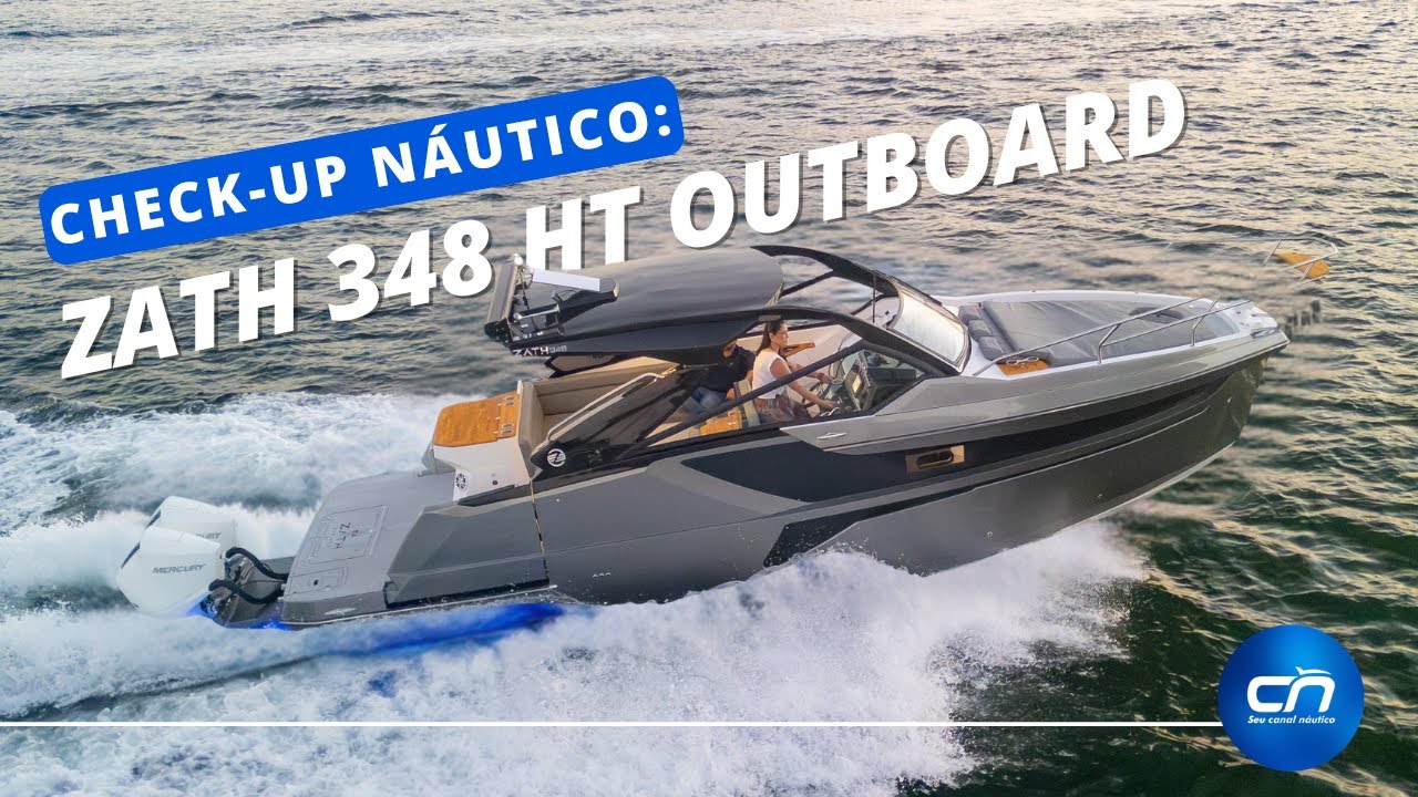 Testamos a Zath 348 HT Outboard - Será que navega bem?