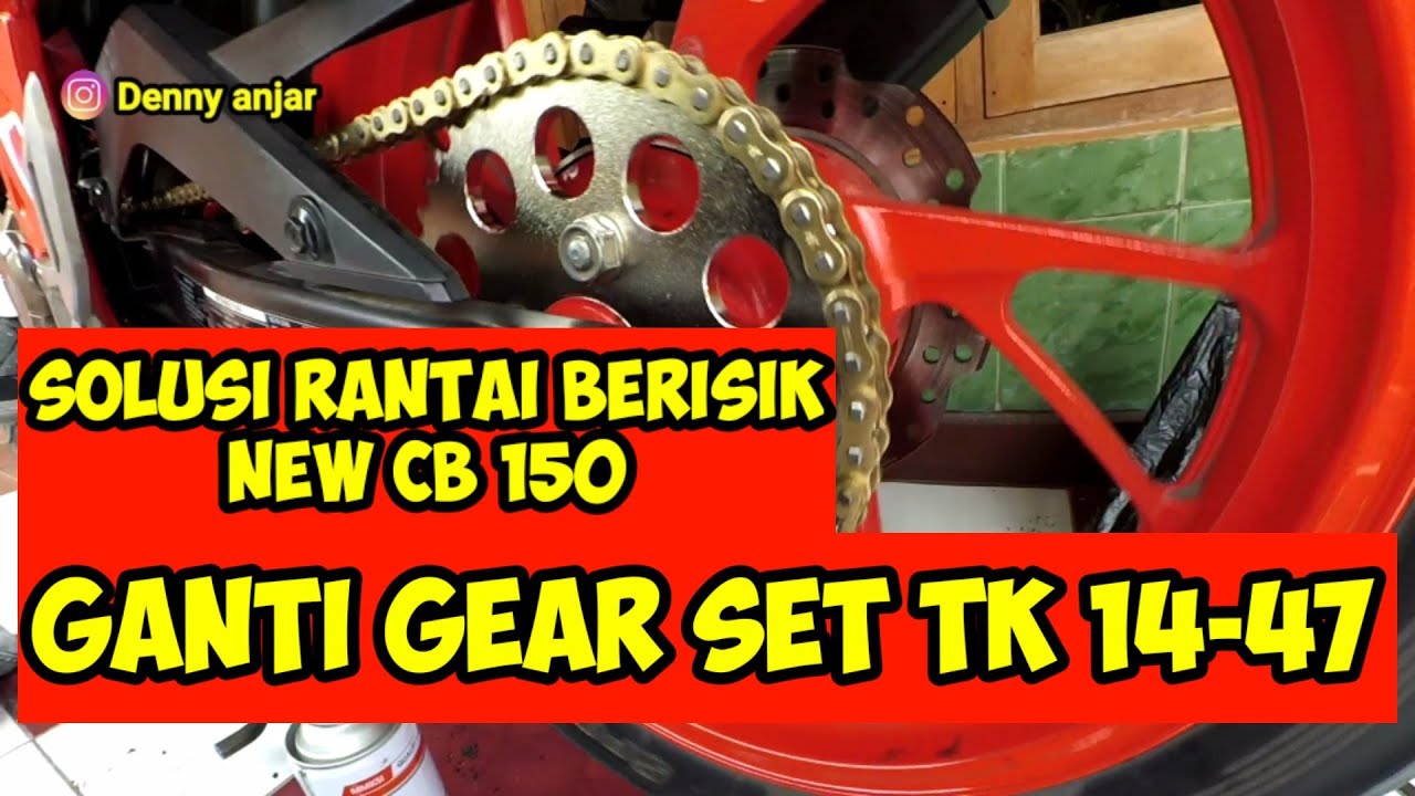 Pasang gear set TK racing