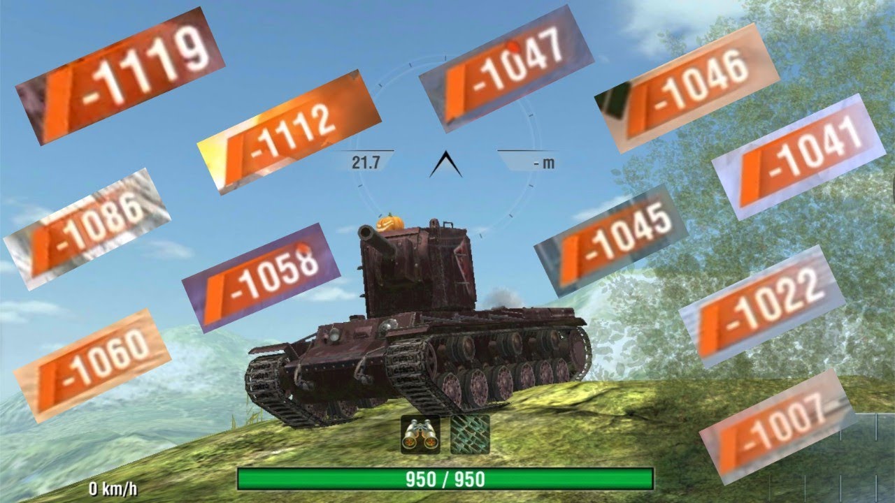 World Of Tanks Blitz | KV-2 | 152mm HE and funny moments Compilation (watch in 1080p)
