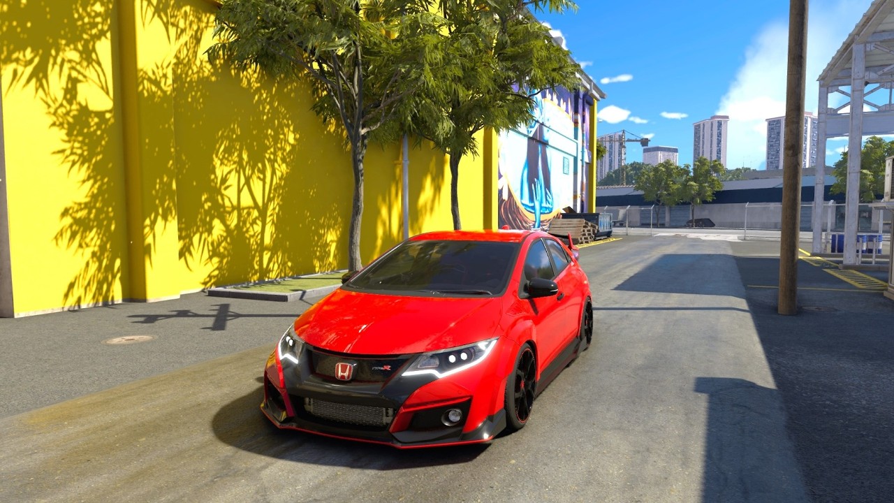 Honda Civic Type R Dominates the Streets | Motorfest 4K